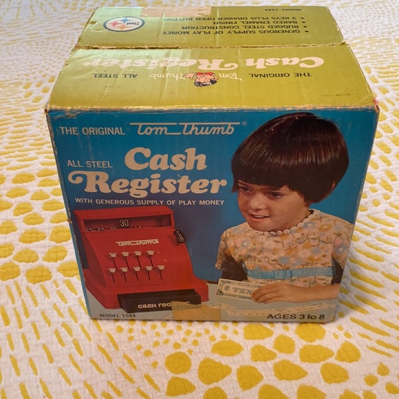 Vintage The Original Tom Thumb All Steel Cash Register in original box - Picture 9 of 12